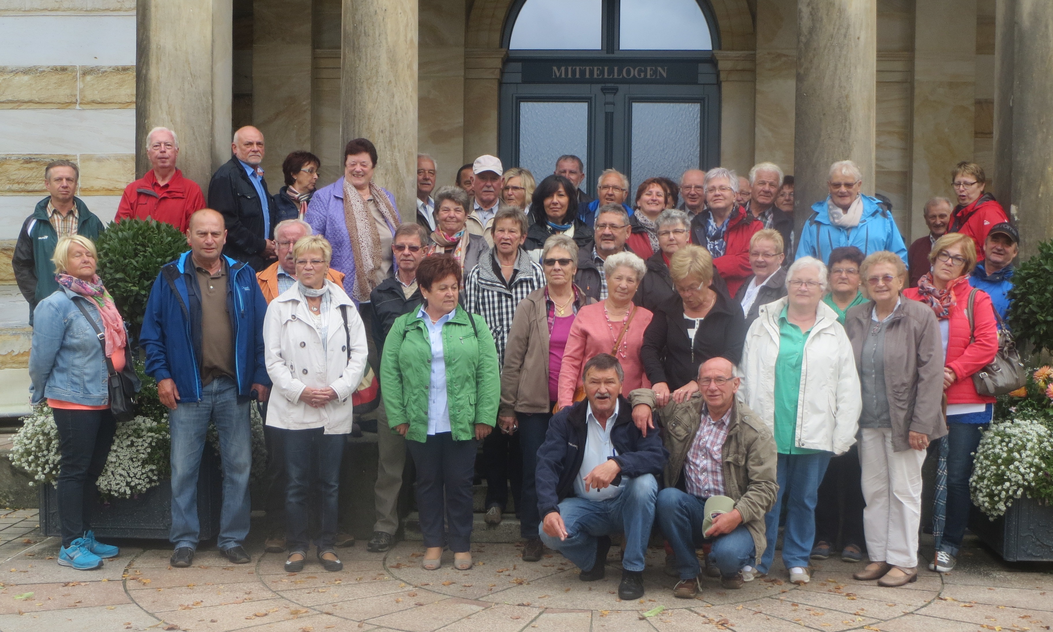 Neupotzer Wanderer am Festspielhaus in Bayreuth